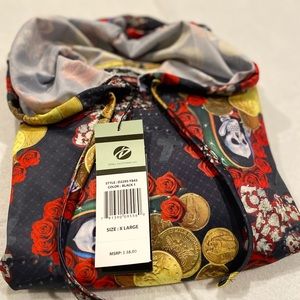 Super Shine Skulls, Roses and Coin Hoody